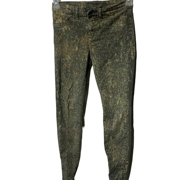 J brand mid rise skinny jean ankle pants splatter paint design sz 25 - Picture 8 of 8